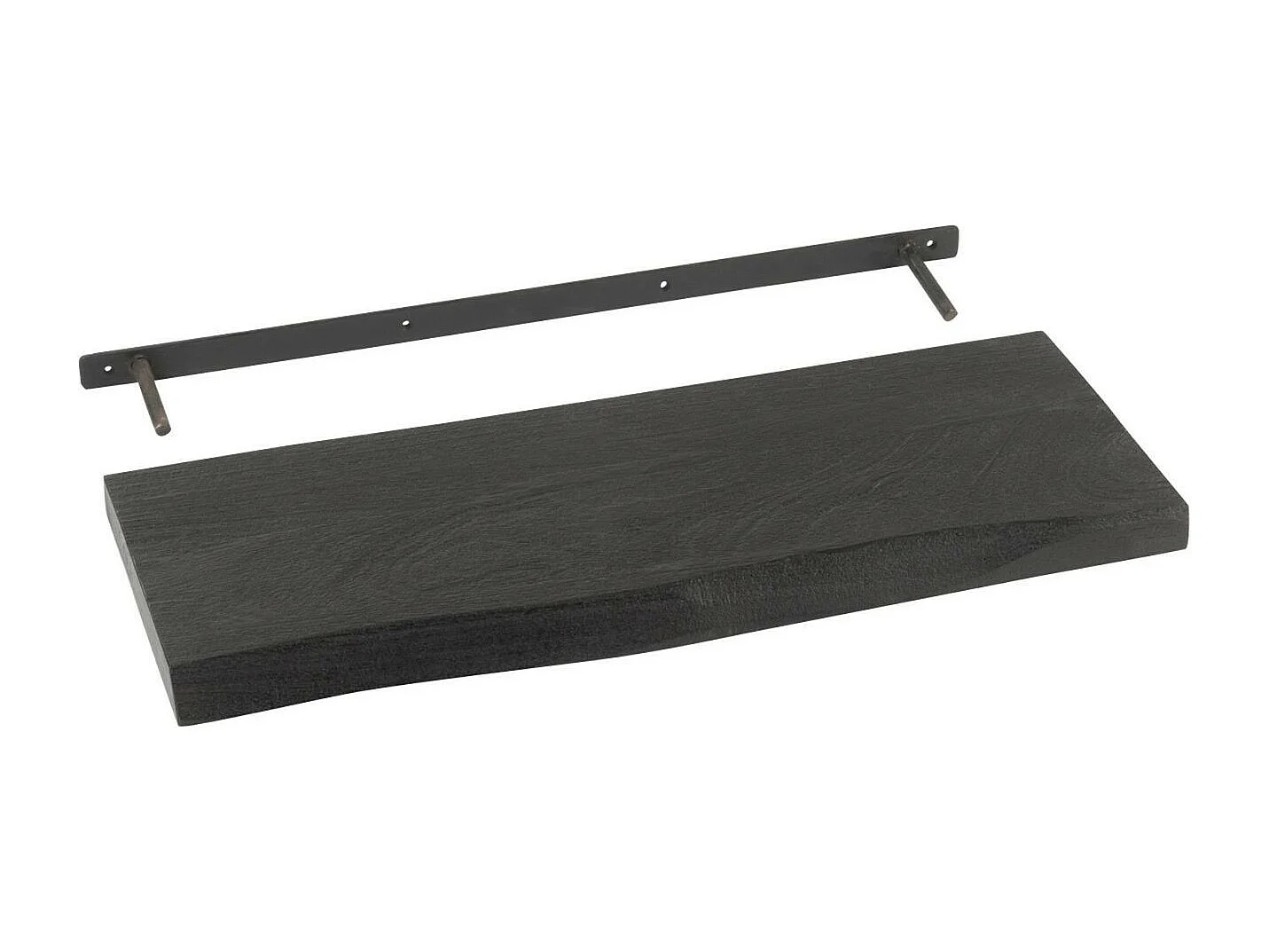 Etagère murale rectangulaire en bois d'acacia L70 (lot de 2) - EDGAR