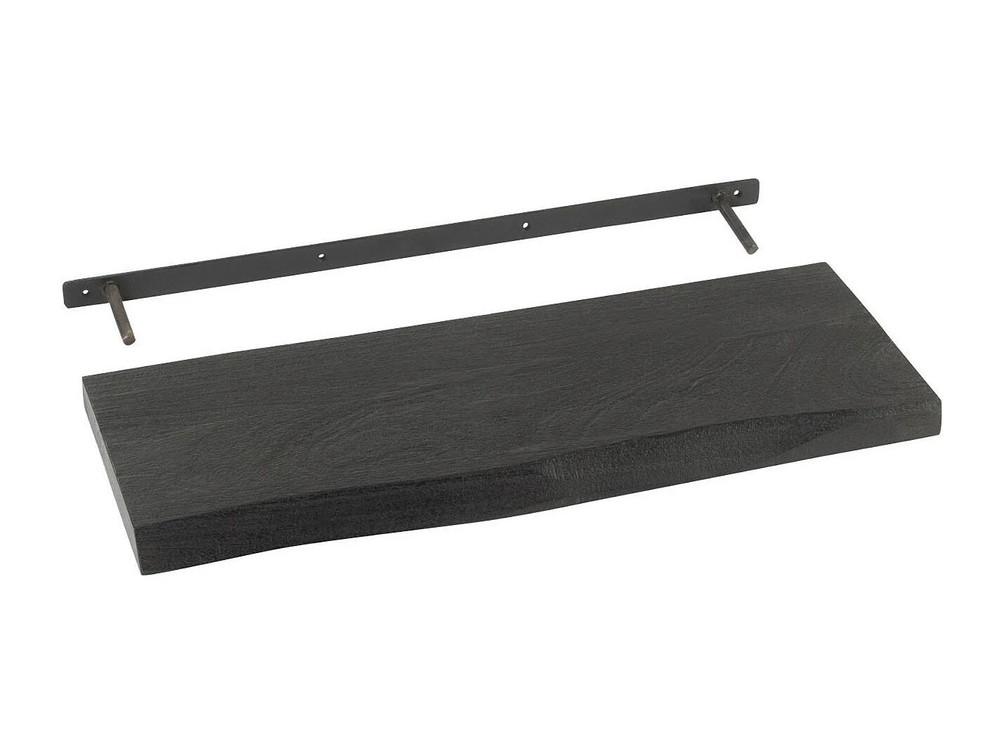 Etagère murale rectangulaire en bois d'acacia L70 (lot de 2) - EDGAR