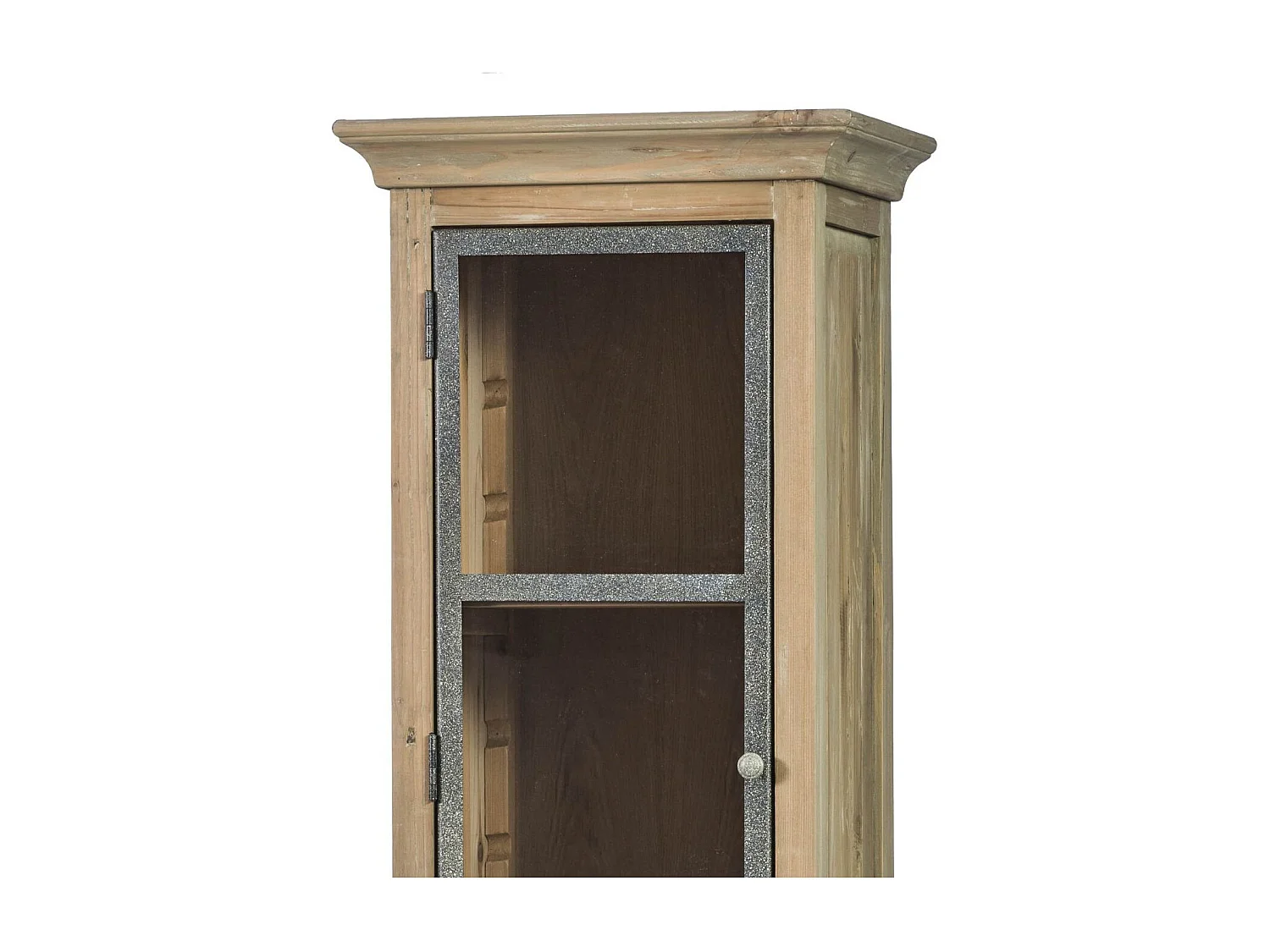 Colonne de salle de bain en bois avec porte vitrée gauche - HANOÏ