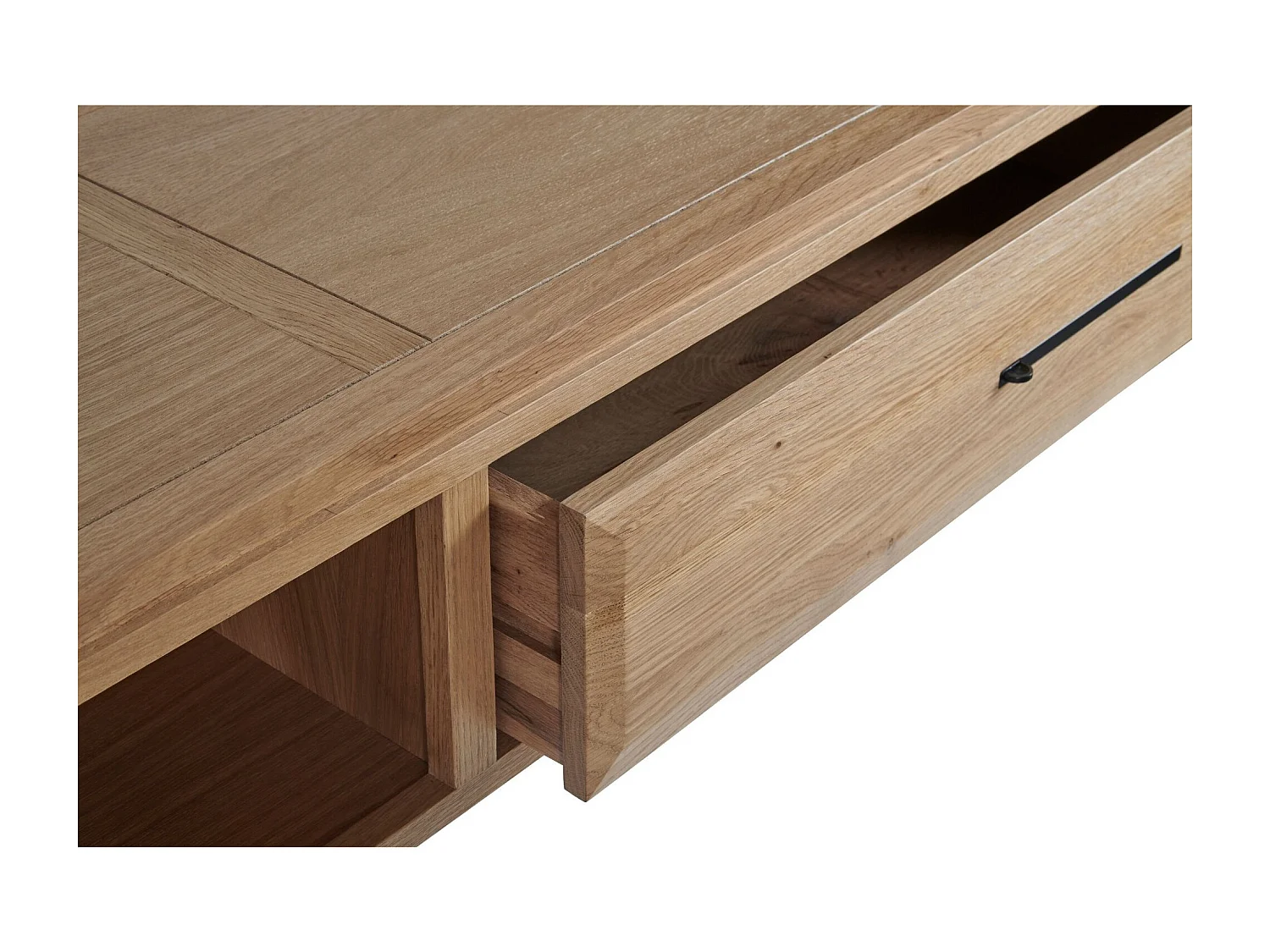 Élément suspendu en chêne massif 1 tiroir 1 niche - BOSTON