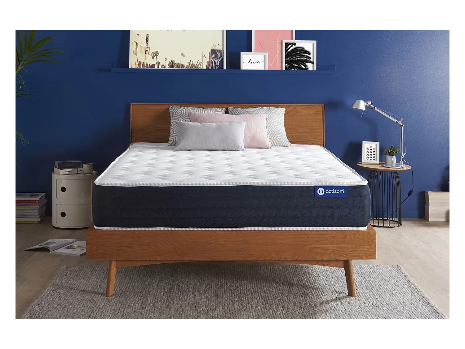 Actiflex sleep matras 140x220cm , Matrasdikte : 22 cm , Pocketveren en traagschuim , Gebalanceerd, 5 comfortzones