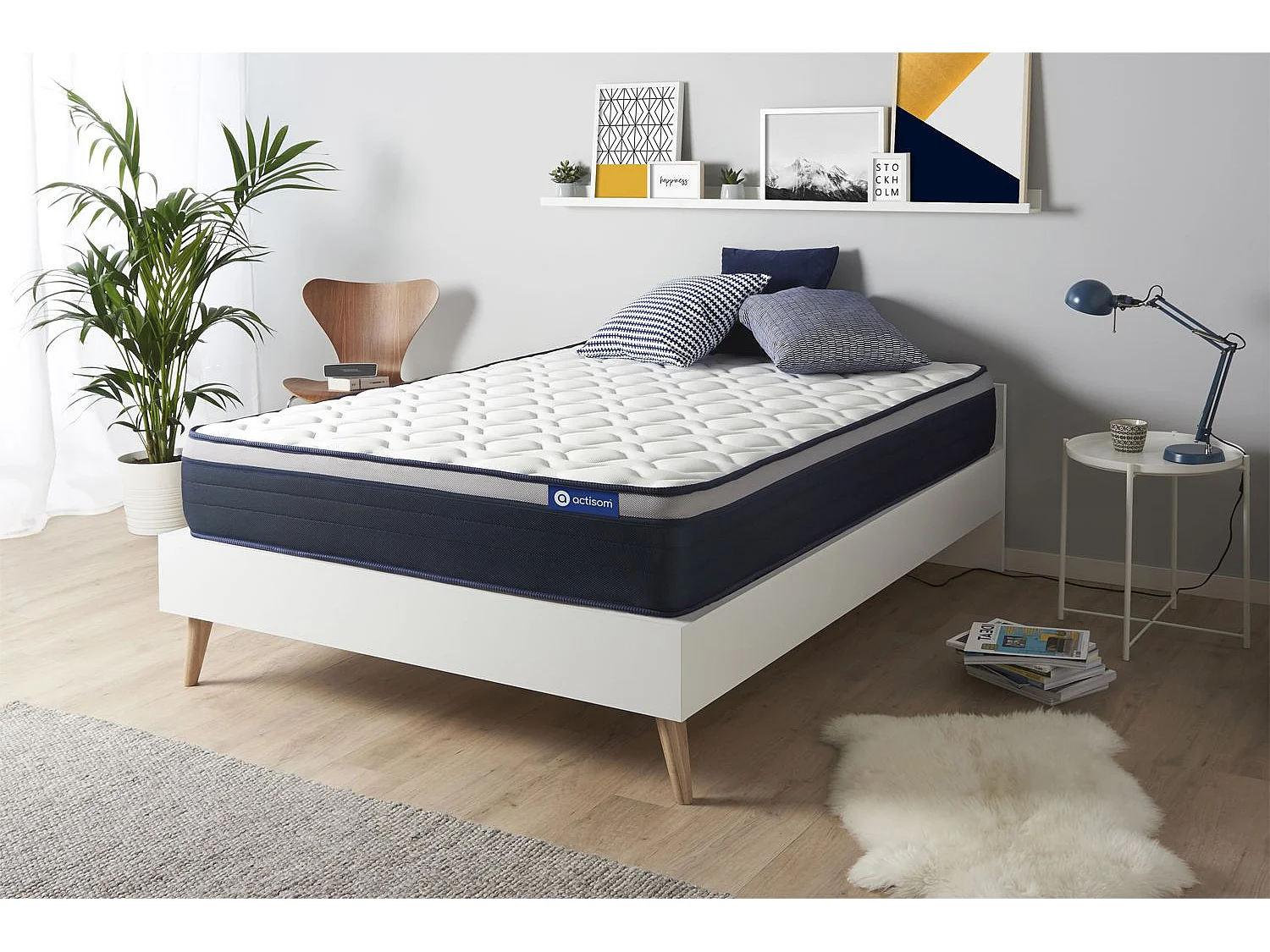 Colchão ACTISOM Actimemo Max (160x190 cm - Espuma Viscoelástica- Altura: 26 cm)