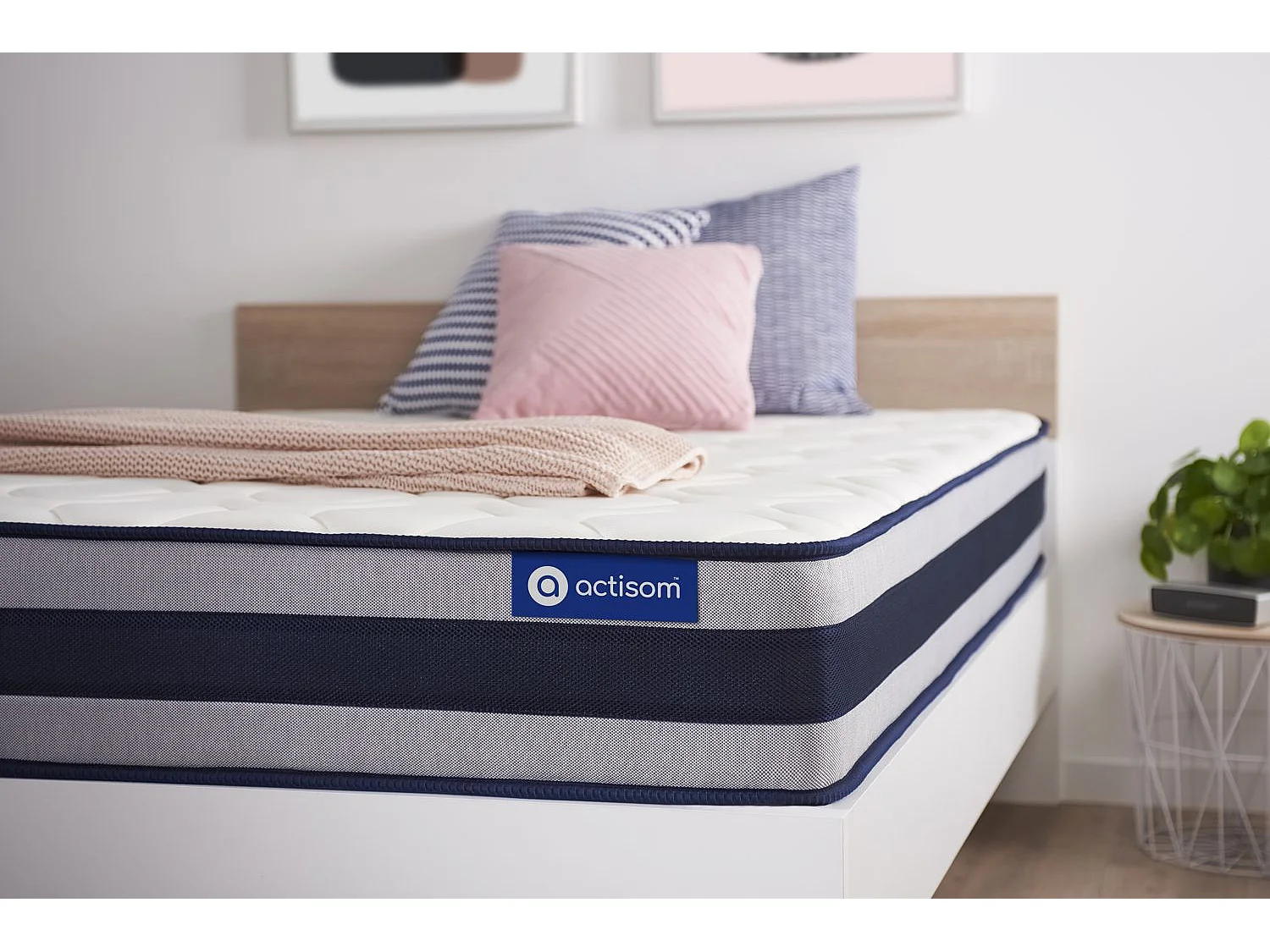 Actilatex ergo matras 75x190cm , Matrasdikte : 24 cm , Latex en traagschuim , Stevig, 5 comfortzones