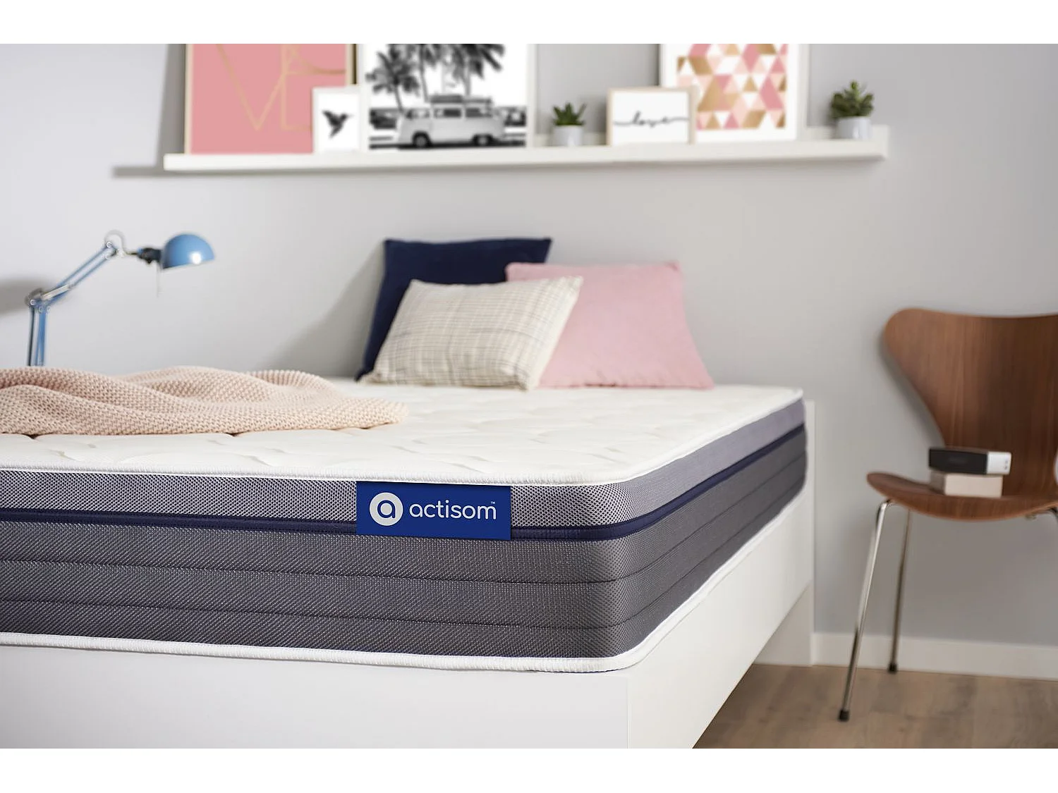 Actimemo zen matras 70x190cm , Matrasdikte : 26 cm , Traagschuim , Gebalanceerd, 7 comfortzones
