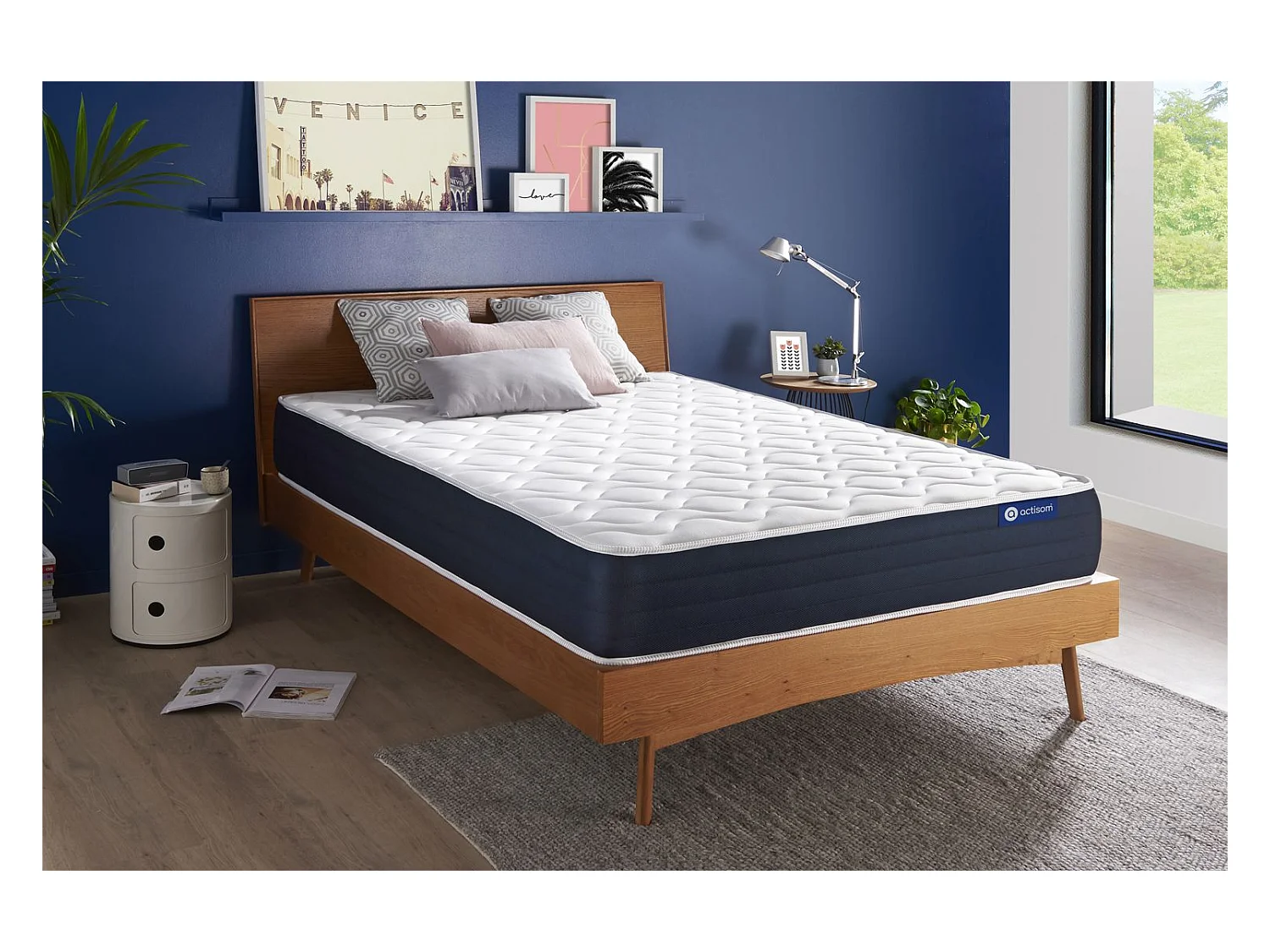 Actiflex sleep matras 180x220cm , Matrasdikte : 22 cm , Pocketveren en traagschuim , Gebalanceerd, 5 comfortzones