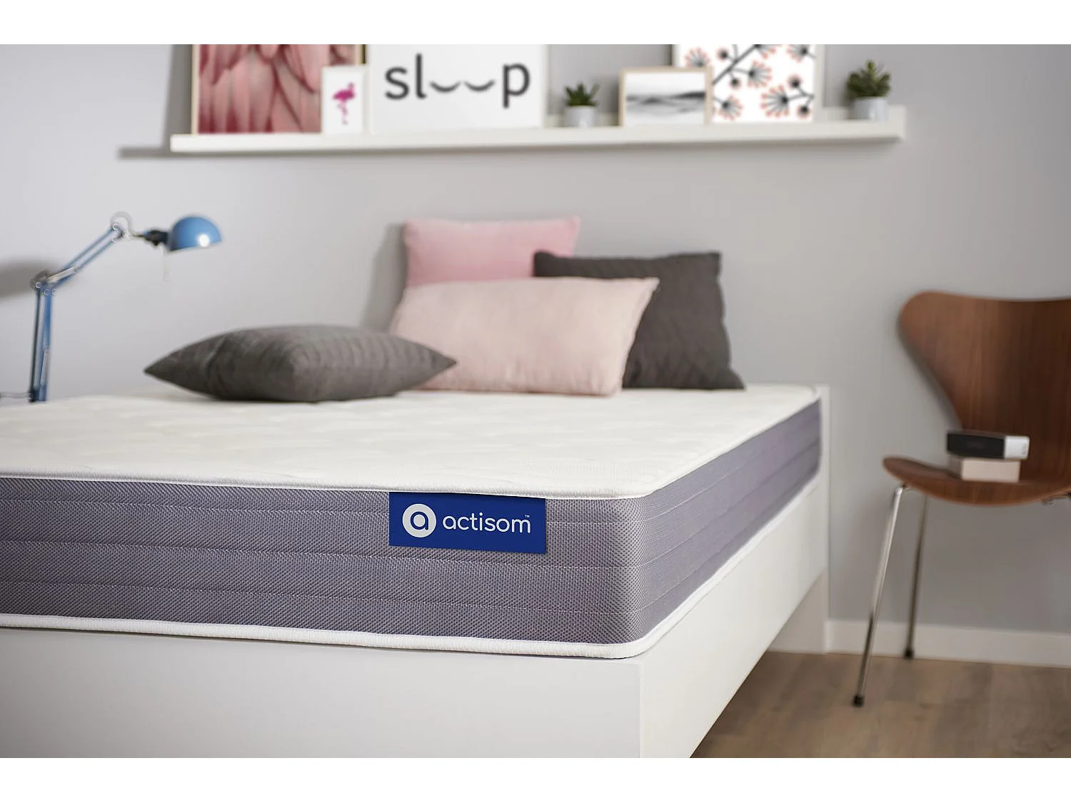 Materac Actimemo dream 100x210cm, Grubosc : 22 cm, Pianka z pamiecia ksztaltu, Umiarkowanie twardy, 5 stref komfortu