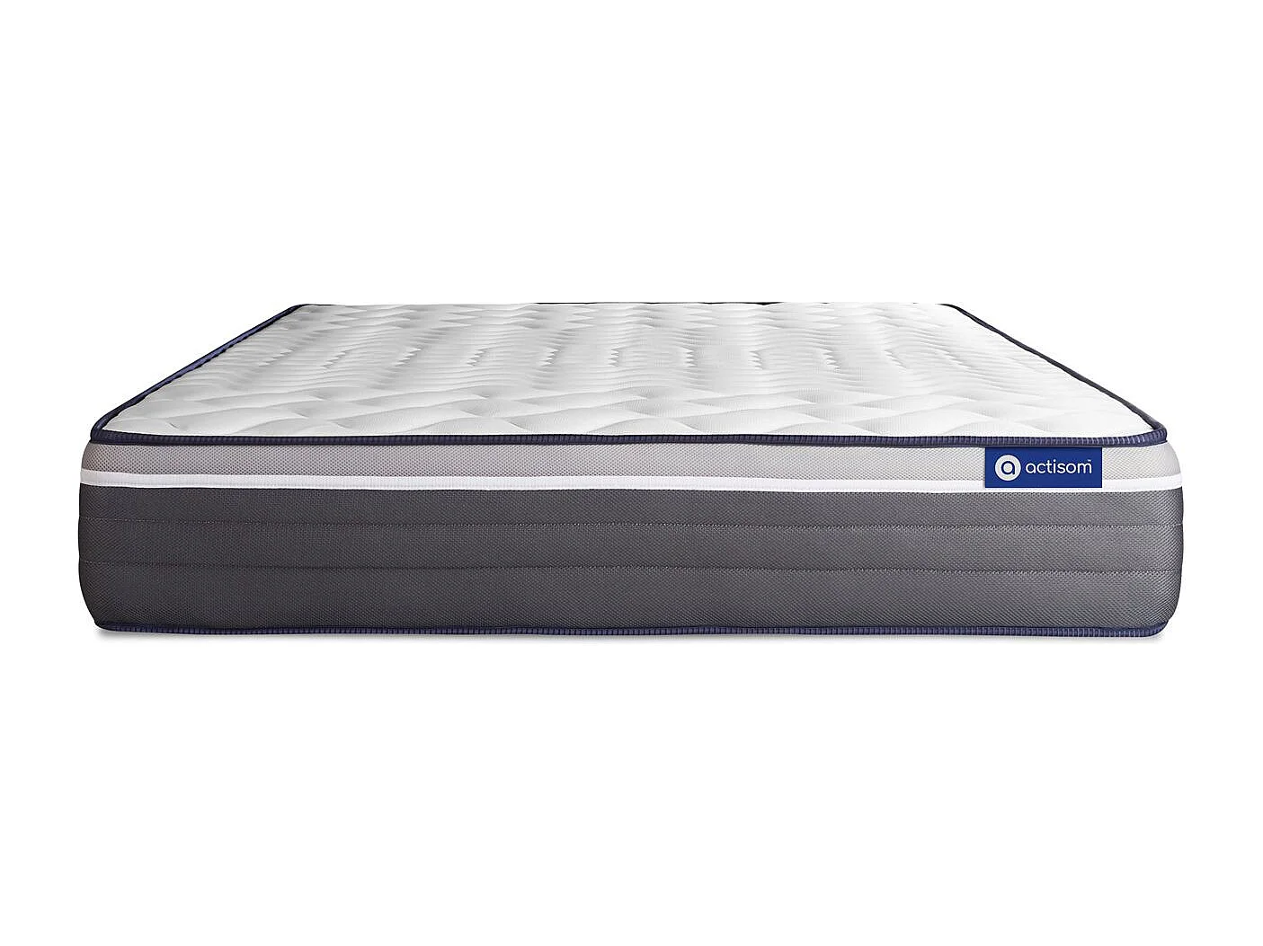 Matelas 140x210 cm Ressorts ensachés et Mémoire de forme - Actiflex Plus
