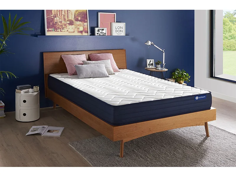 Actiflex life matratze 130x200cm, Taschenfederkern und Memory-Schaum, Härtegrad 5, Höhe :22 cm, 5 Komfortzonen