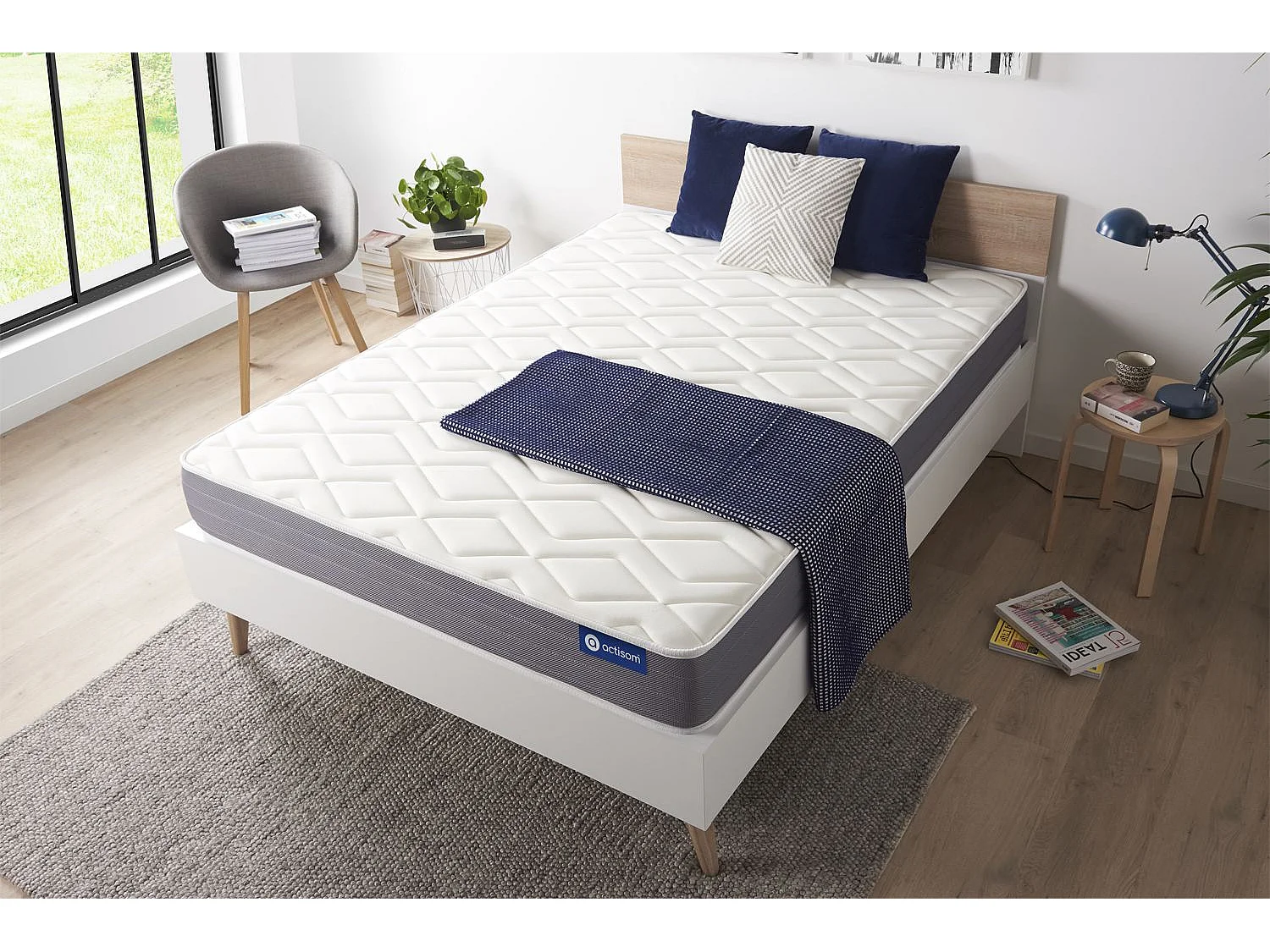 Matelas 160x190 cm Latex et mémoire de forme - Actilatex Dream