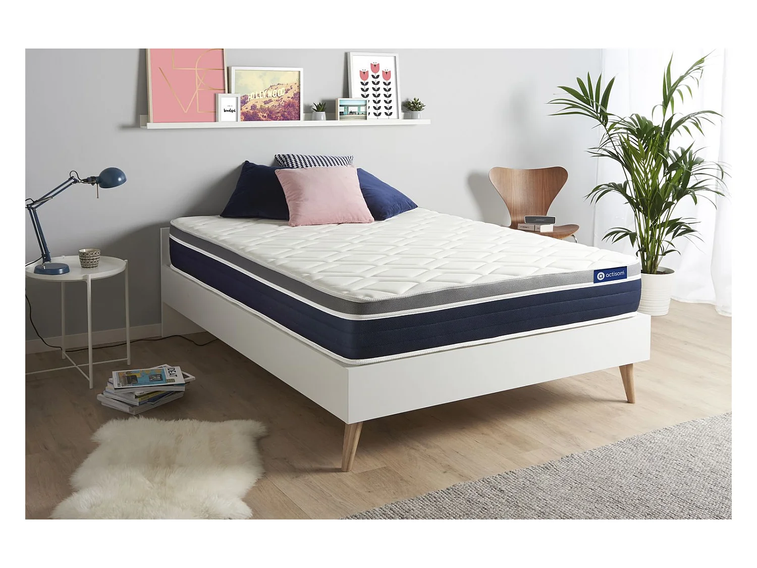 Actimemo confort matras 180x210cm , Matrasdikte : 26 cm , Traagschuim , Vrij stevig, 7 comfortzones