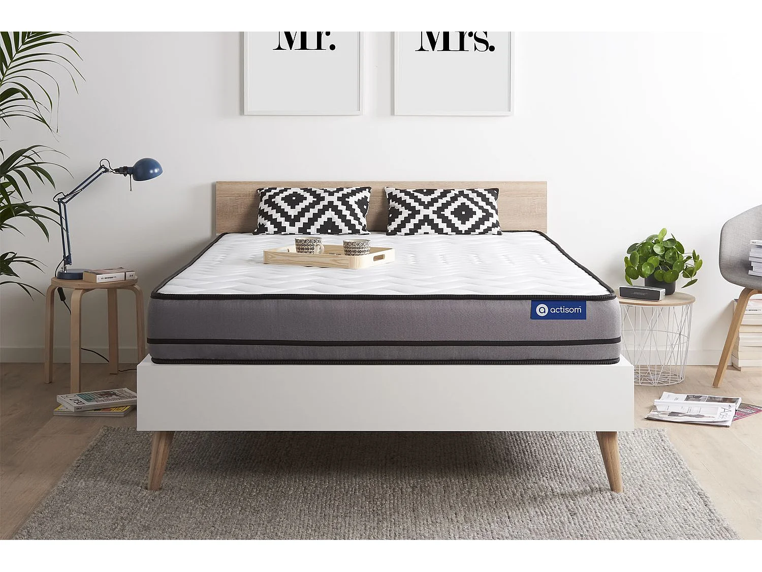 Matelas 160x190 cm Latex et mémoire de forme - Actilatex Night