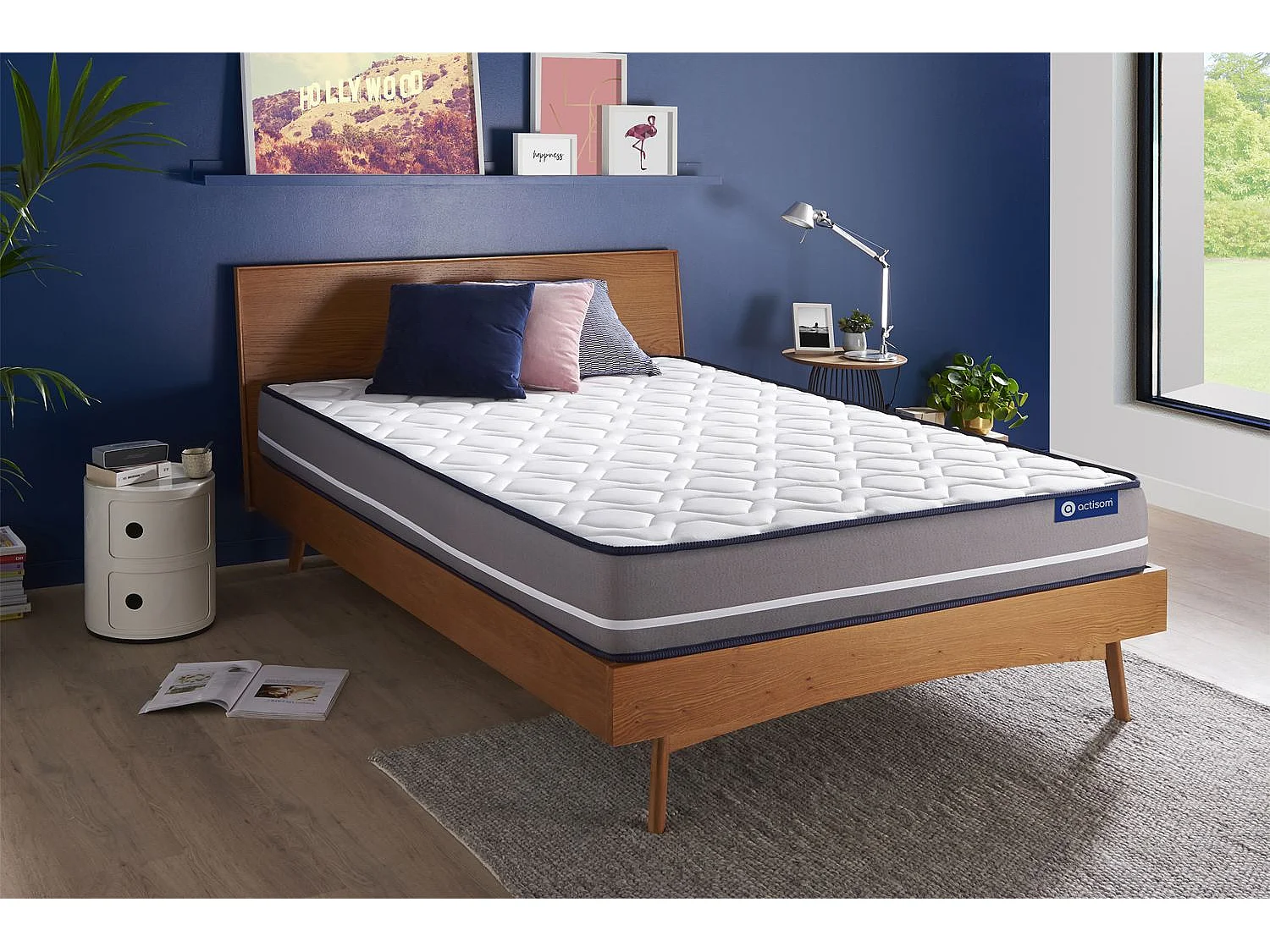 Colchón Actiflex pur 160x210cm, Grosor: 20cm, Muelles ensacados, Firme, 3 zonas de confort
