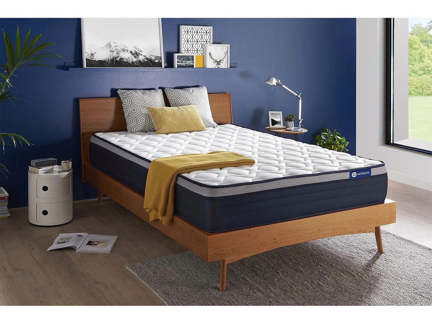 Colchão ACTISOM Actiflex Max (140x220 cm - molas ensacadas y Viscoelástica- Altura: 26 cm)