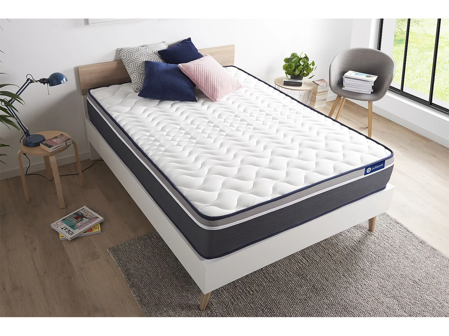 Matelas 180x220 cm Latex et mémoire de forme - Actilatex Plus