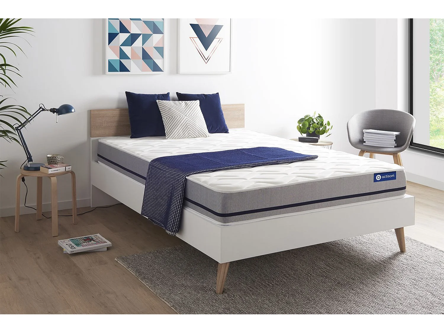 Matelas 180x190 cm Latex et mémoire de forme - Actilatex Soft