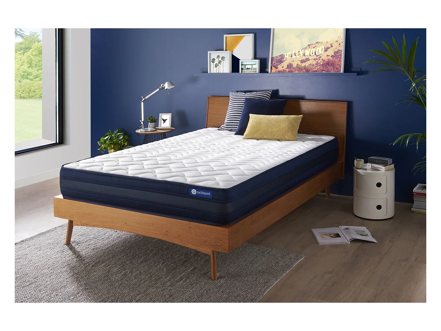 Actiflex tech matras 140x220cm , Matrasdikte : 24 cm , Pocketveren en traagschuim , Zeer stevig, 5 comfortzones