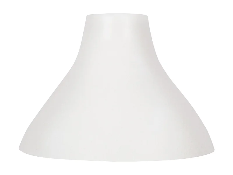 Pantalla TOSEL ,metal,Blanco ,A19,5xD28xP28cm