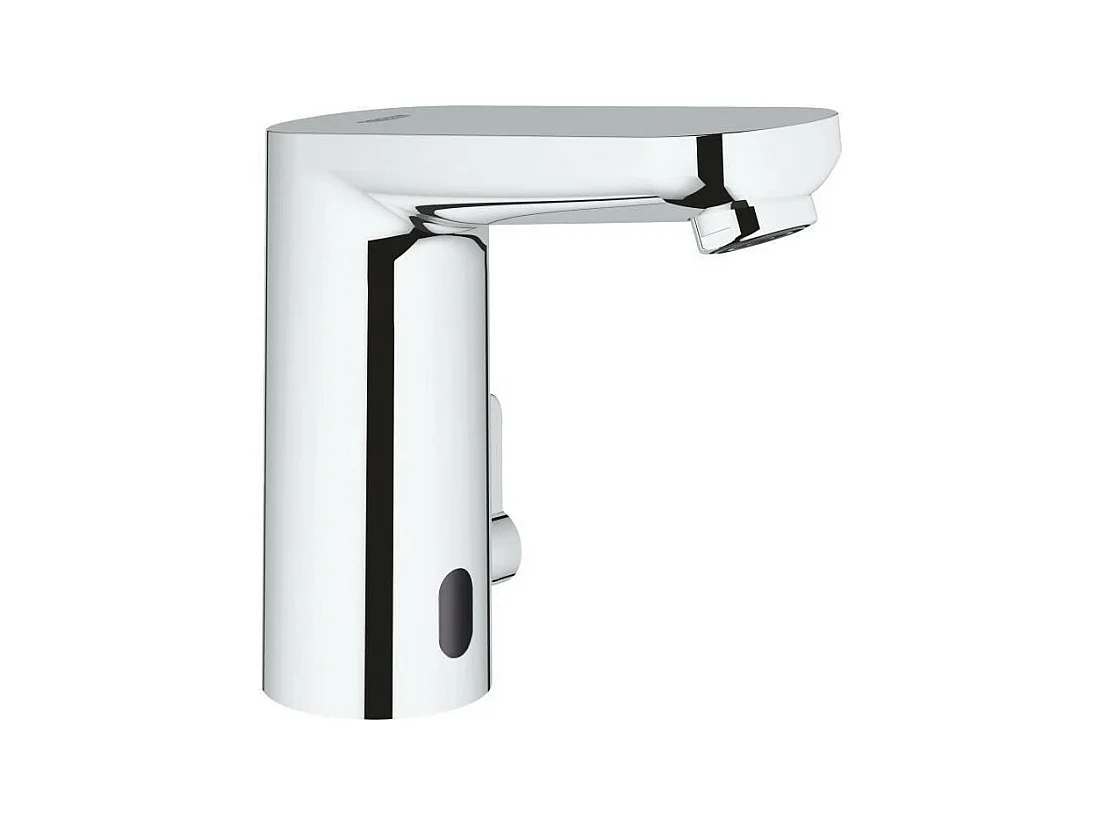 Mitigeur infrarouge pour lavabo sur plage GROHE - Get E - 6 V - Chrome