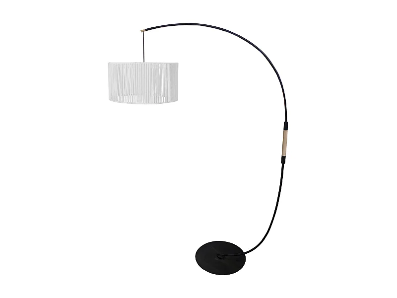 Candeeiro de Pé TOSEL LUNE ONE metal geométrico roxo D25 x  H160  cm