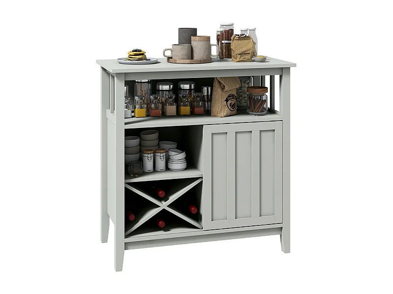 Buffet de bar et cuisine JILL gris