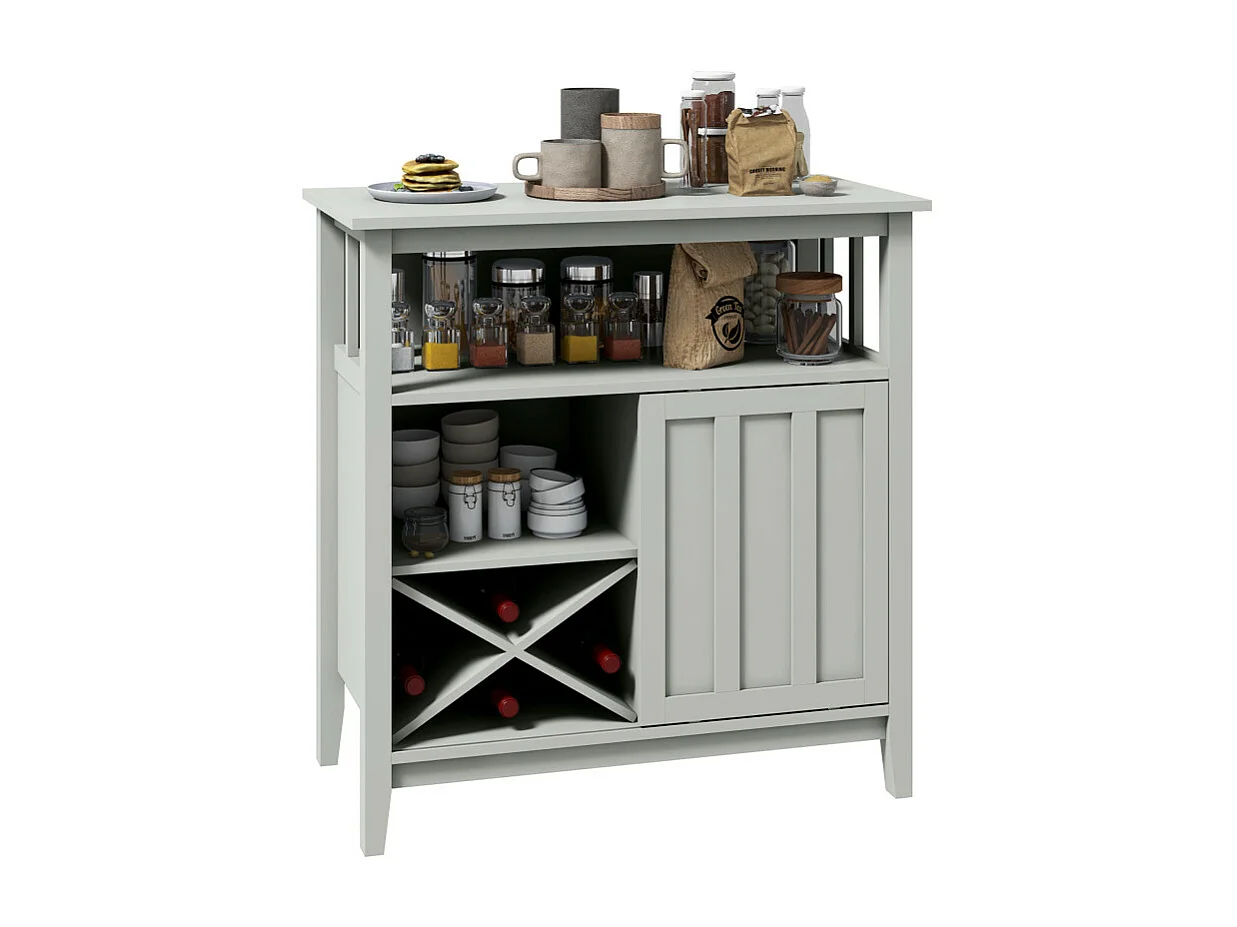 Buffet de bar et cuisine JILL gris