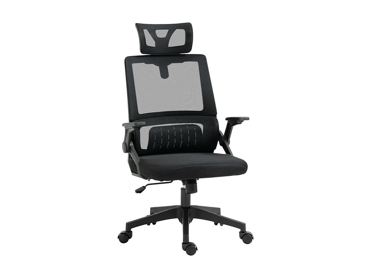 Fauteuil de bureau ergonomique NAOMI noir
