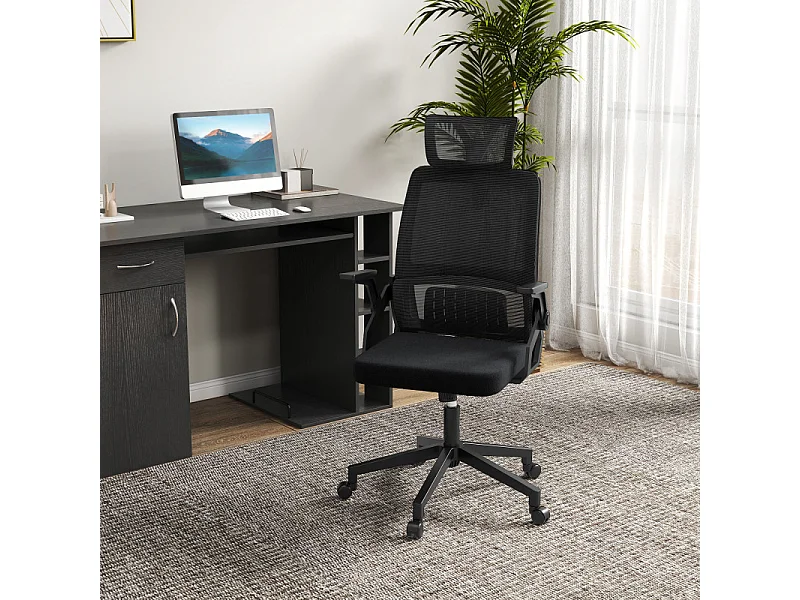 Fauteuil de bureau ergonomique NAOMI noir