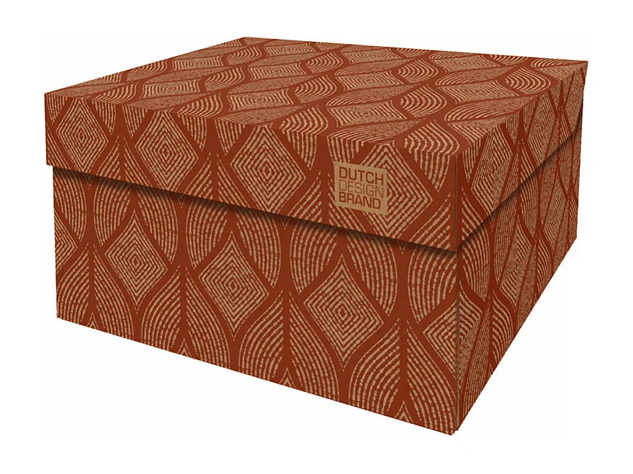 Boite de rangement Cordoba Terra 39,5x32x21cm Orange  Dutch Design Brand