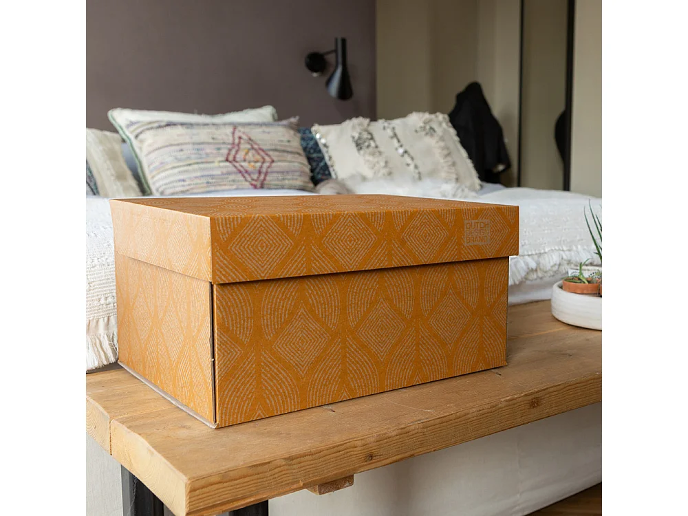 Boite de rangement Cordoba Terra 39,5x32x21cm Orange  Dutch Design Brand