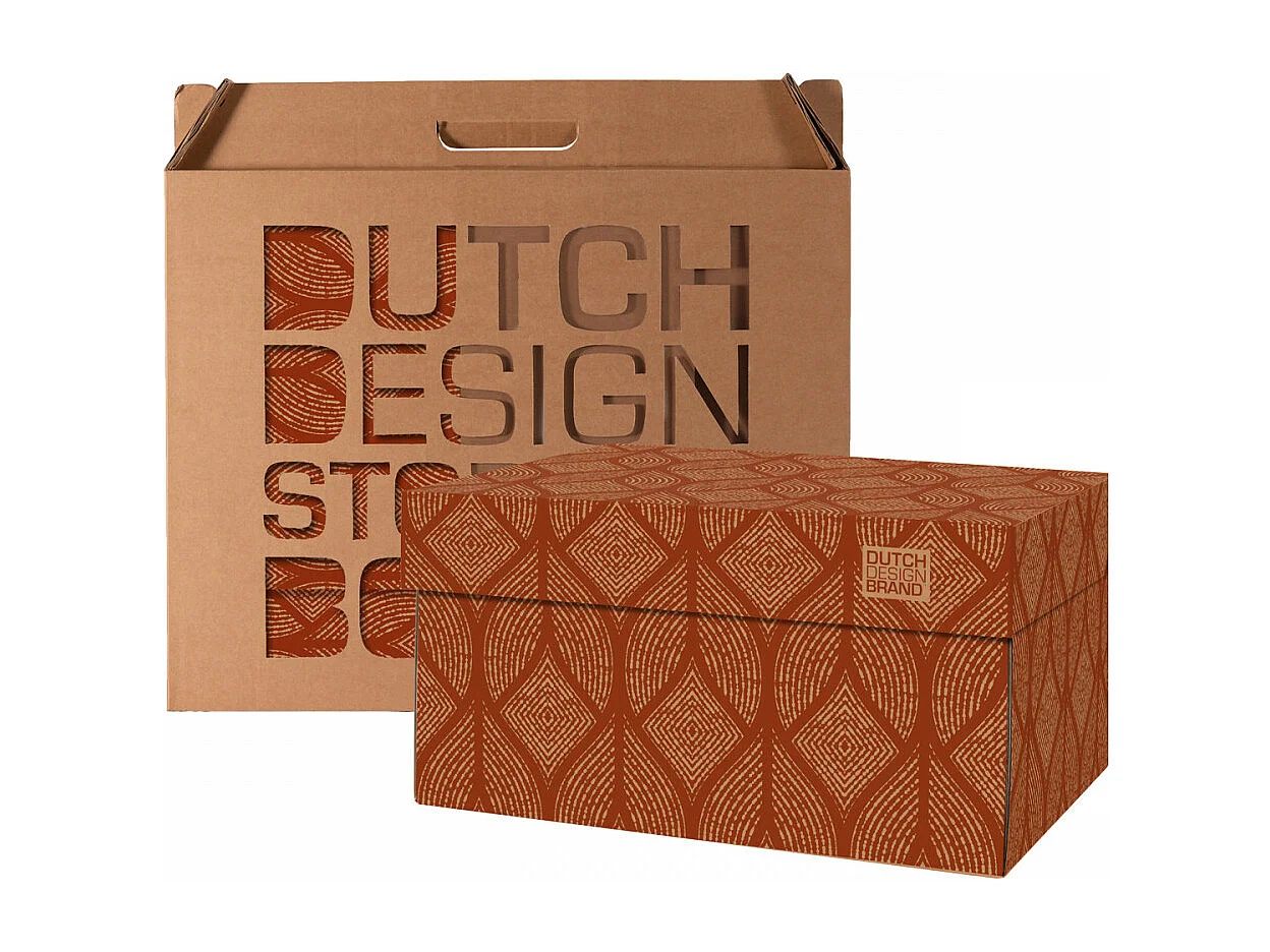 Boite de rangement Cordoba Terra 39,5x32x21cm Orange  Dutch Design Brand