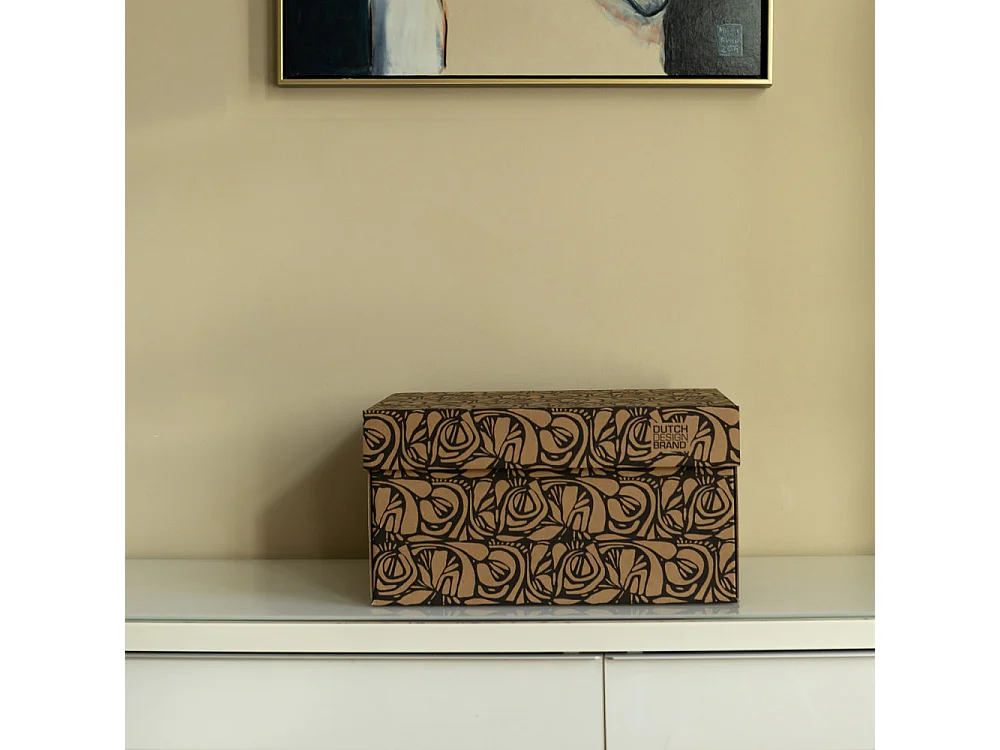 Boite de rangement Classic Roots 39,5x32x21cm Noir  Dutch Design Brand