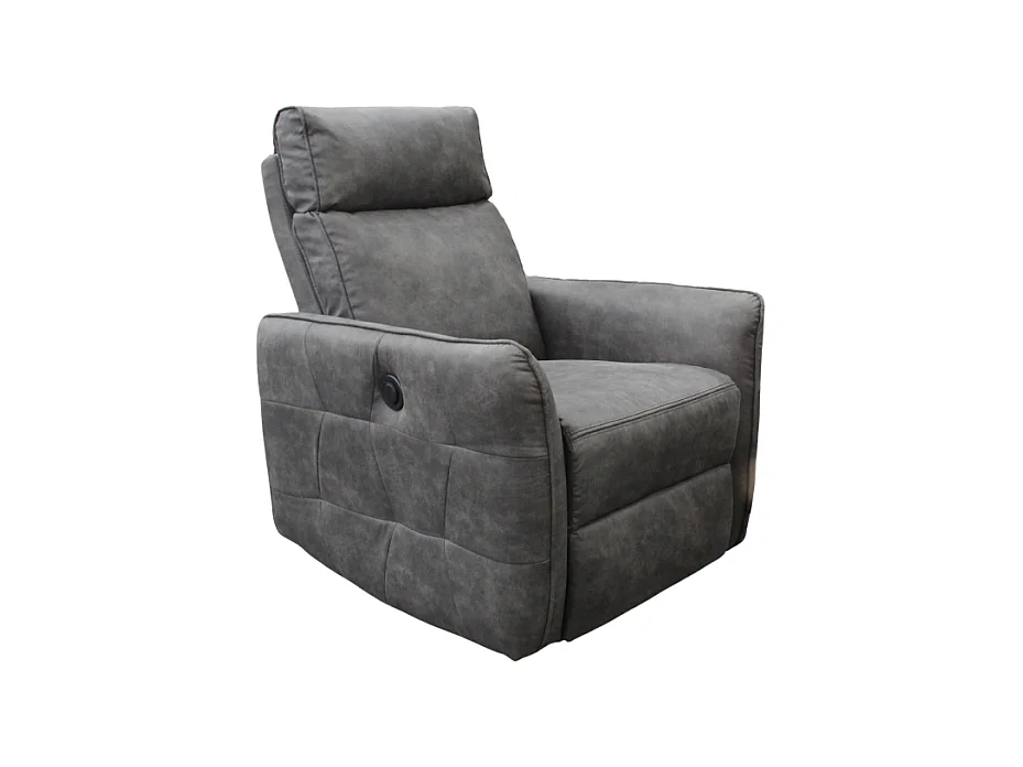 Fauteuil électrique relax gris anthracite Lito