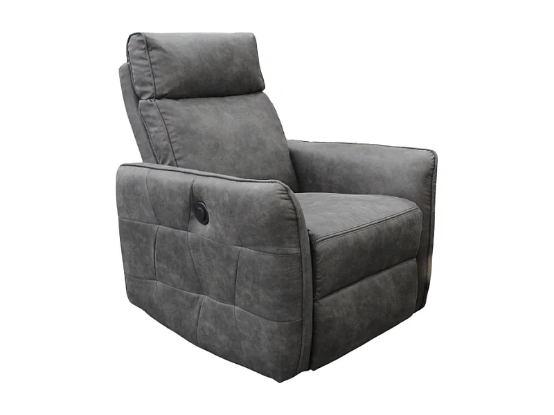 Fauteuil électrique relax gris anthracite Lito