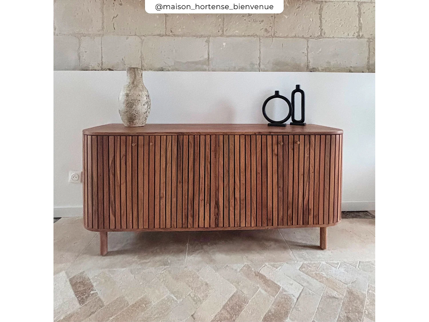 Aparador de madera de acacia - Paola