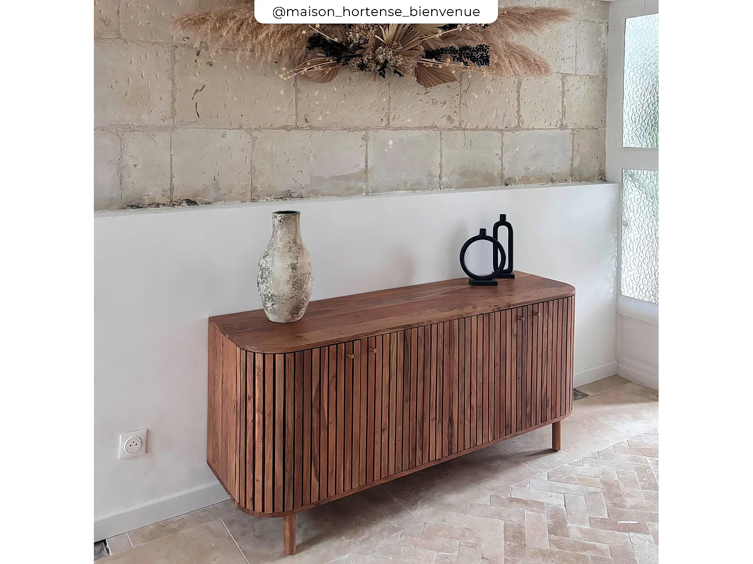 Buffet en bois d'acacia - Paola