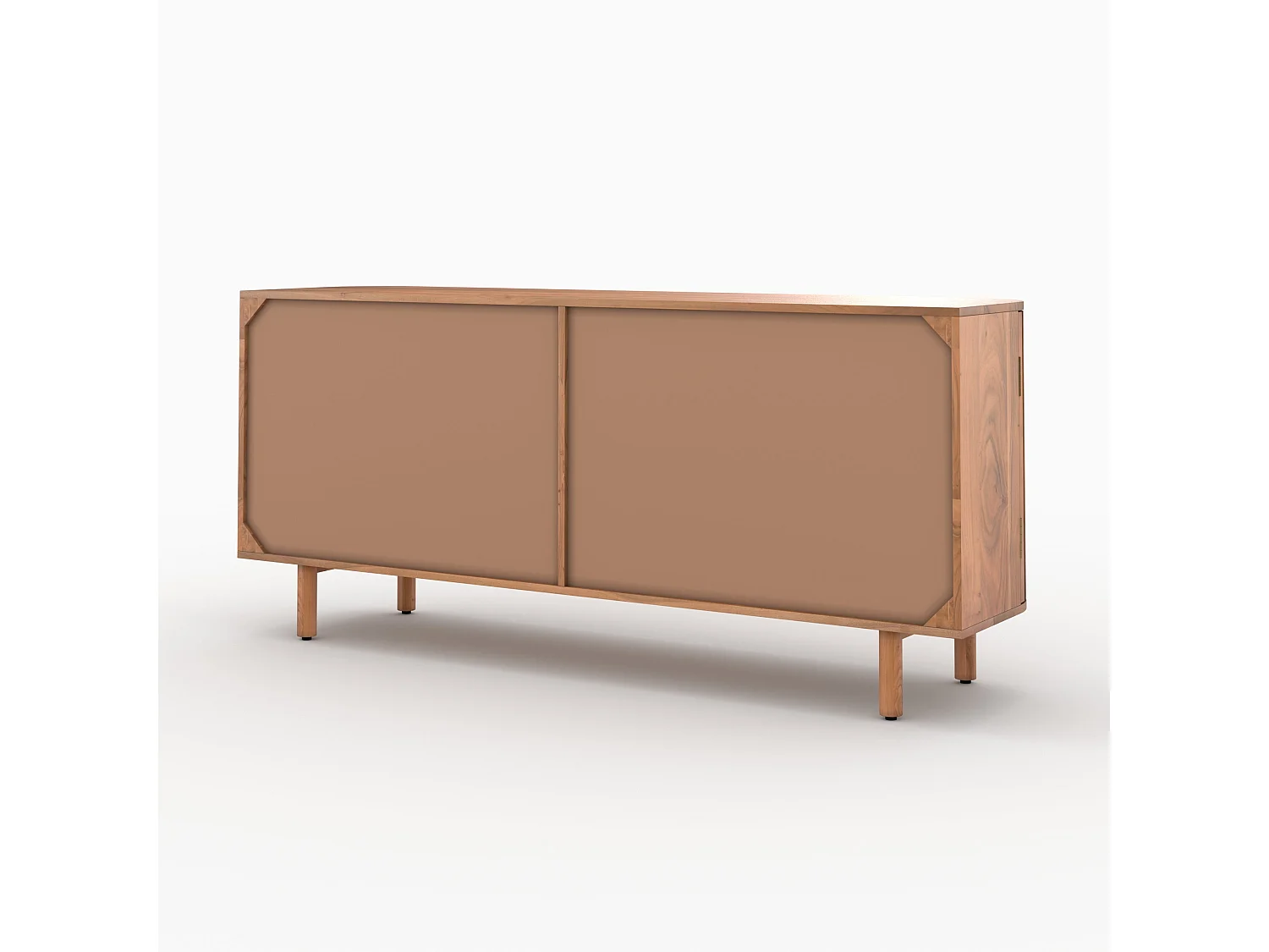 Buffet en bois d'acacia 4 portes - Paola