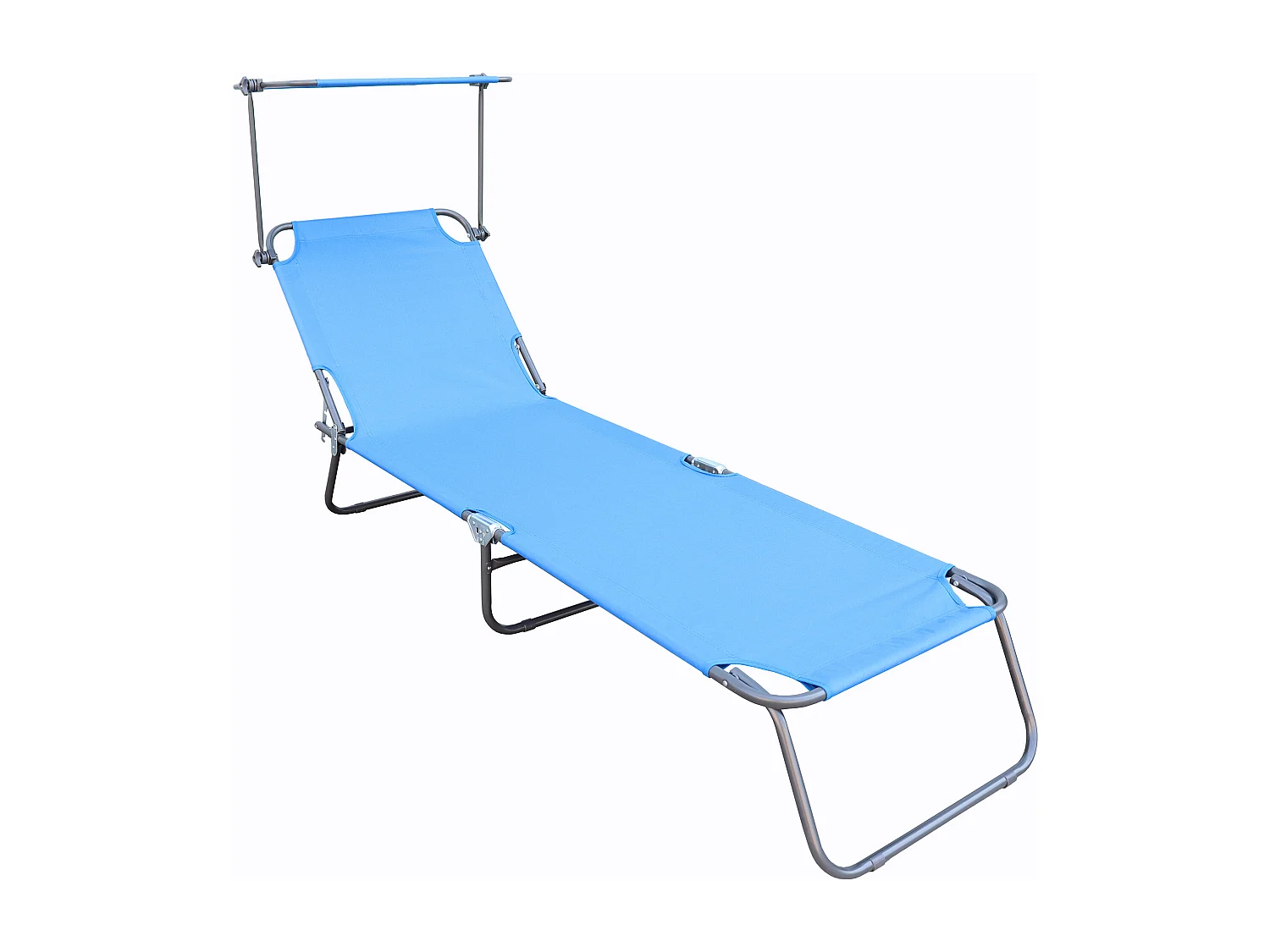 Sun lounger Dach Blue L. 185 x H. 24 x W. 55 cm