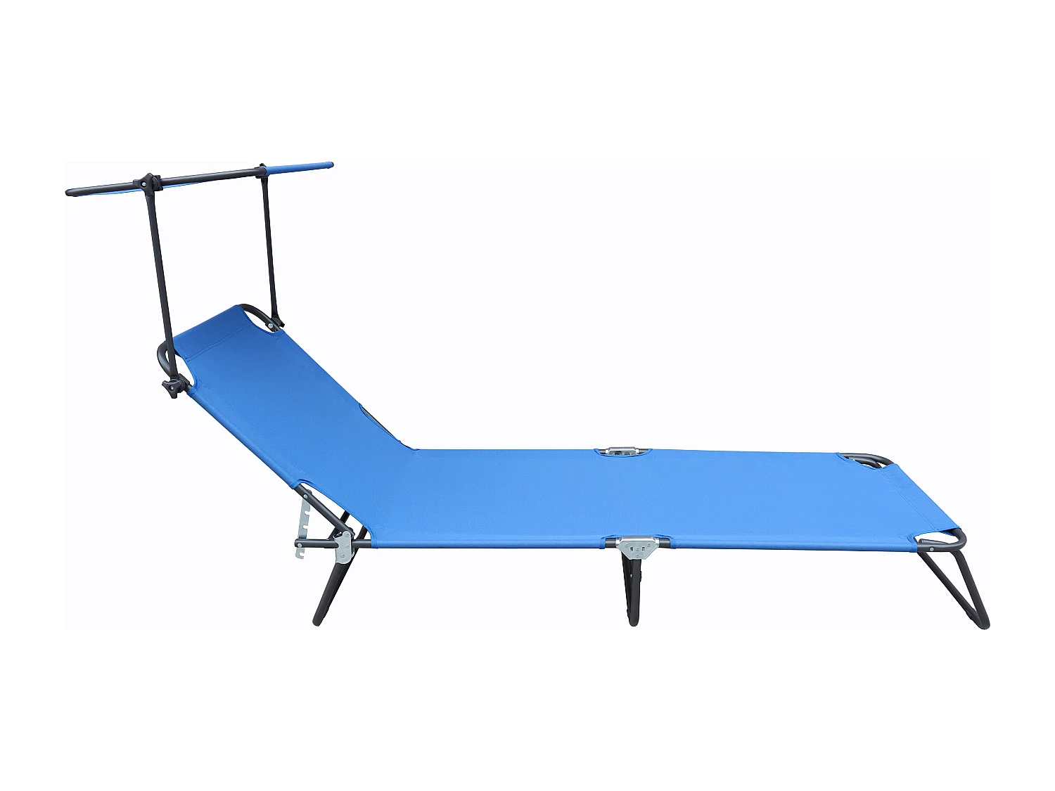 Sun lounger Dach Blue L. 185 x H. 24 x W. 55 cm