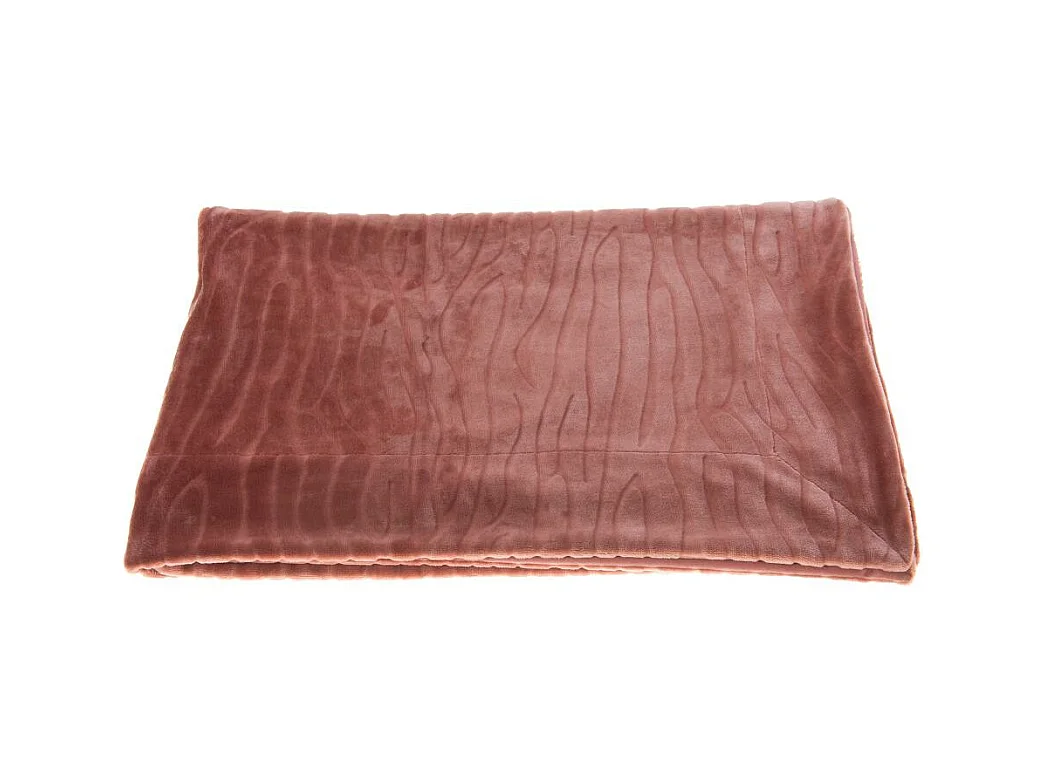Plaid Lou bois de rose 130x170 cm