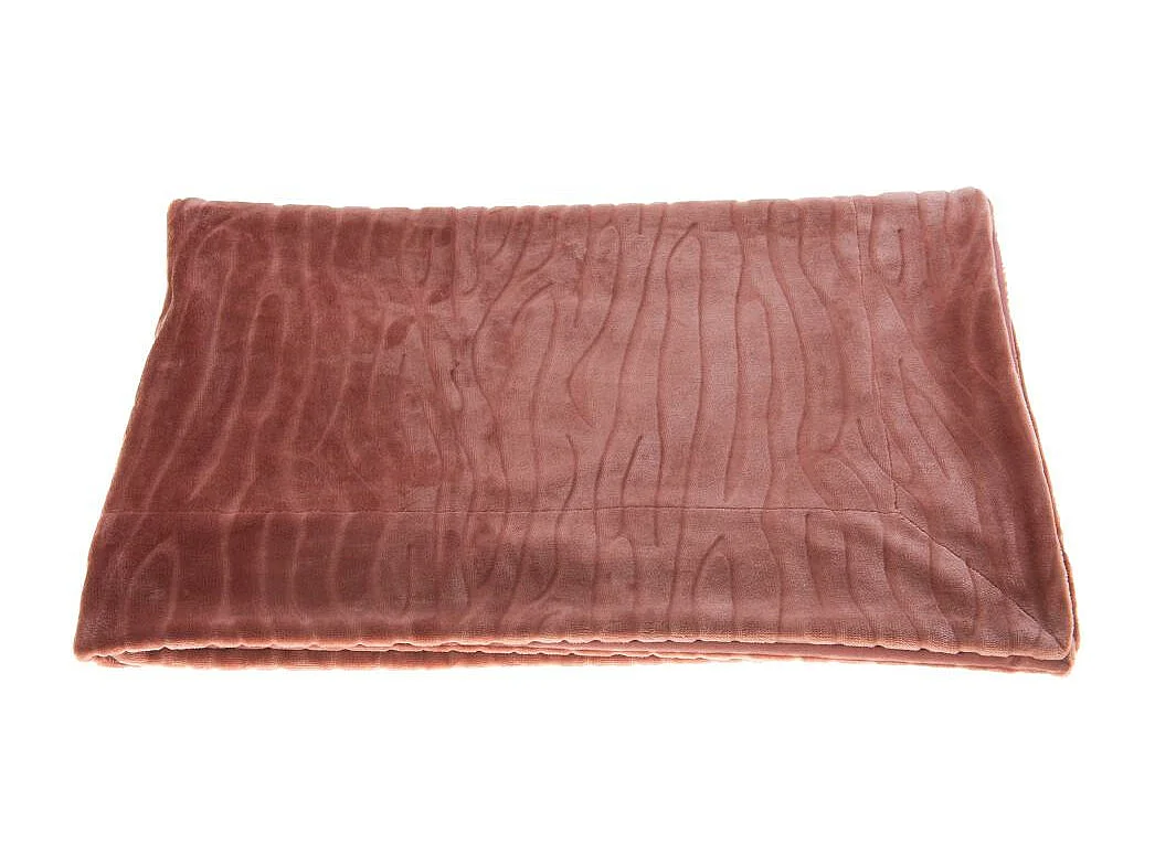 Plaid Lou bois de rose 130x170 cm
