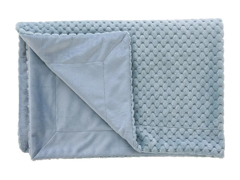 Plaid enfant Rétro bleu 100x75 cm