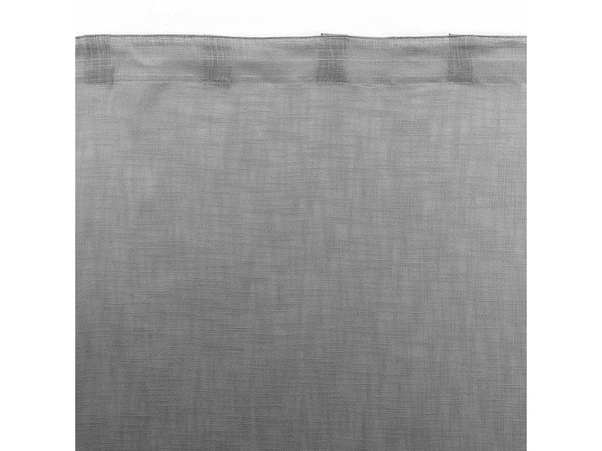 Rideau Voilage à Passants "Haltona" 140x240cm Gris