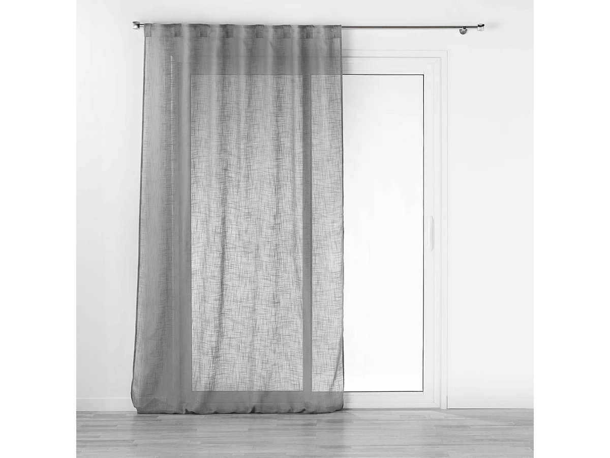 Rideau Voilage à Passants "Haltona" 140x240cm Gris