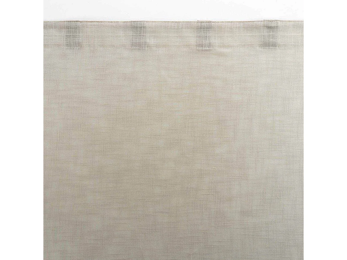 Rideau Voilage à Passants "Haltona" 140x240cm Noisette