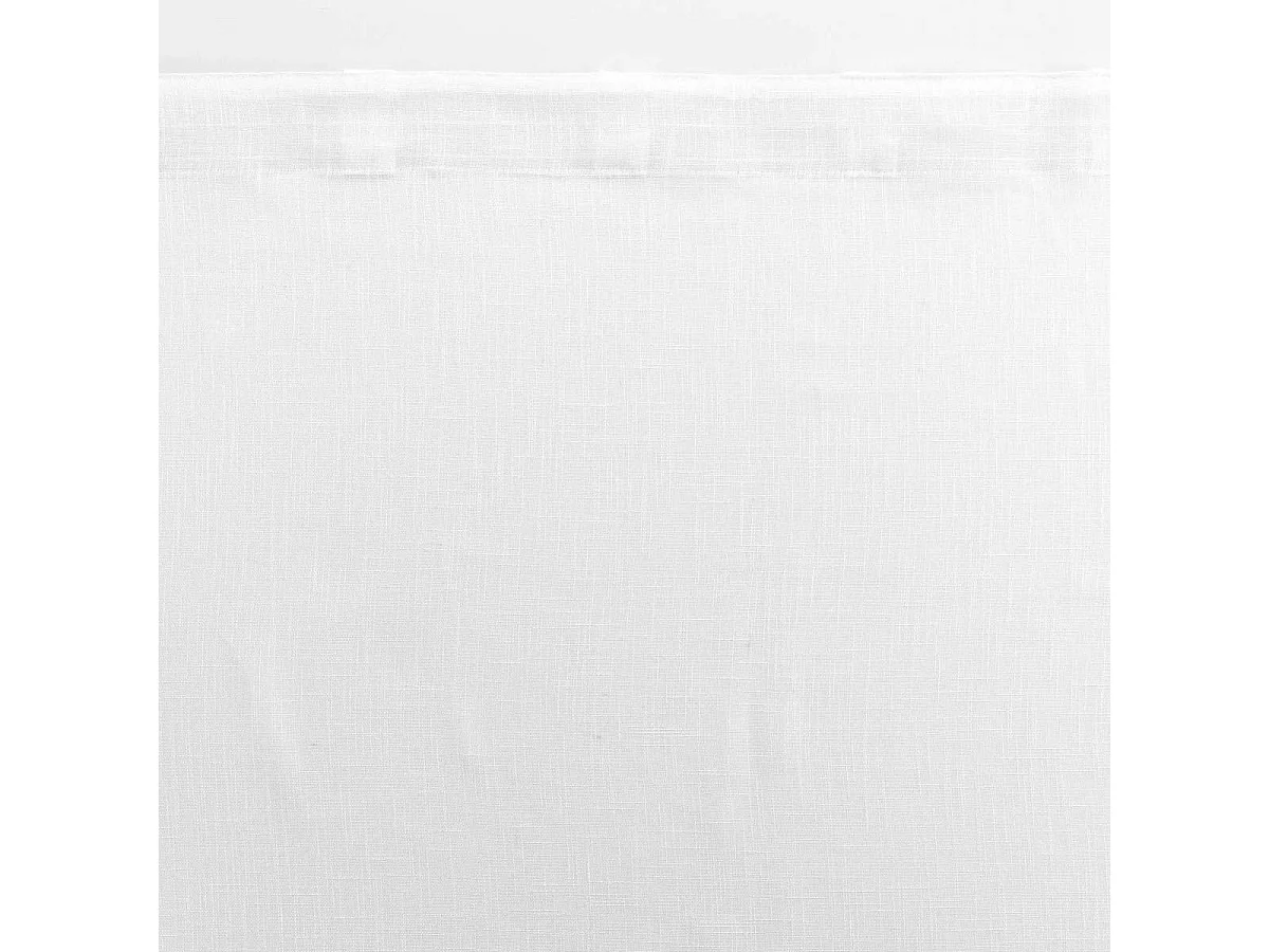 Rideau Voilage à Passants "Haltona" 140x240cm Blanc