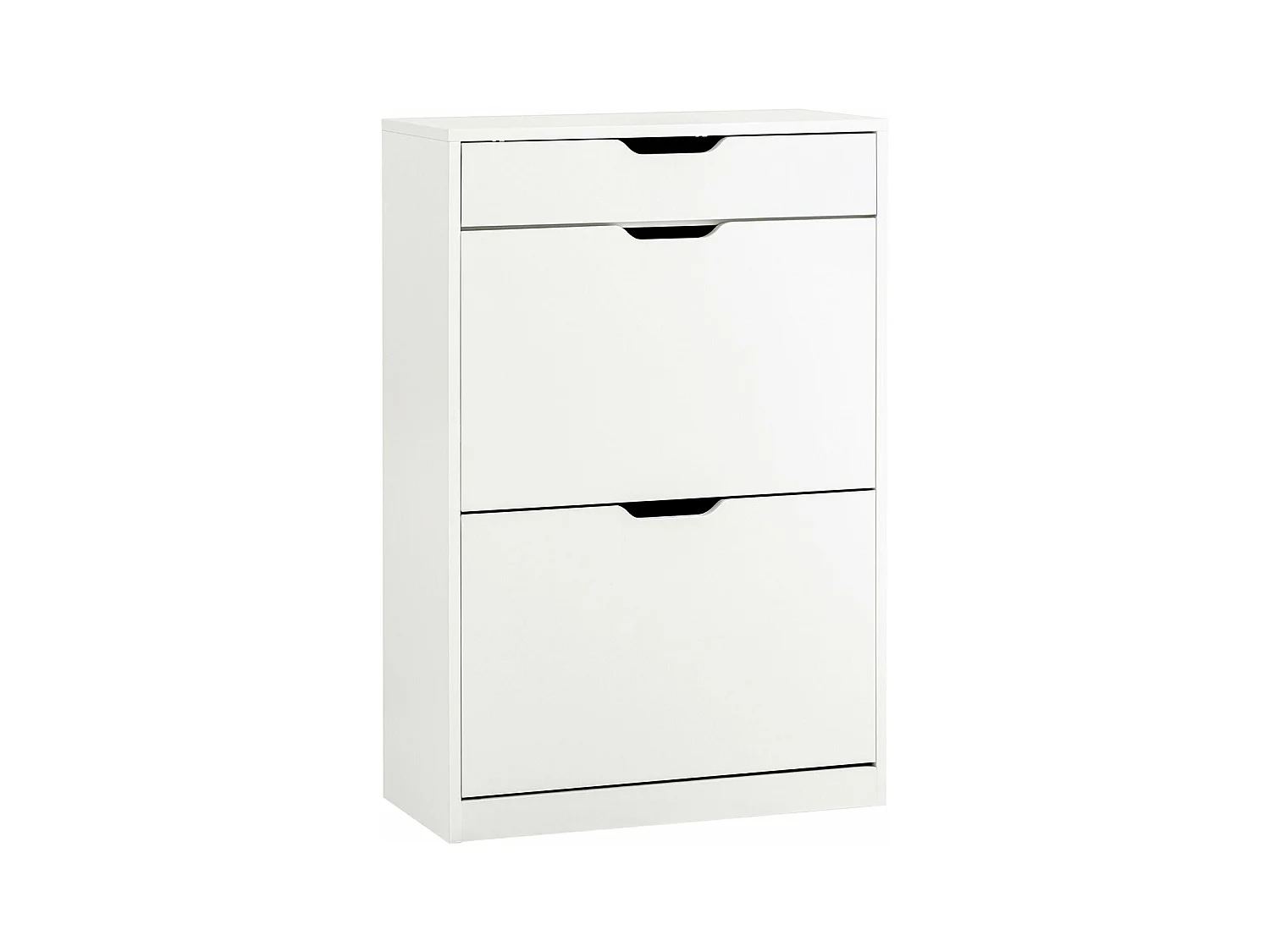 SoBuy FSR180-W Armoire Chaussure 2 Abattants