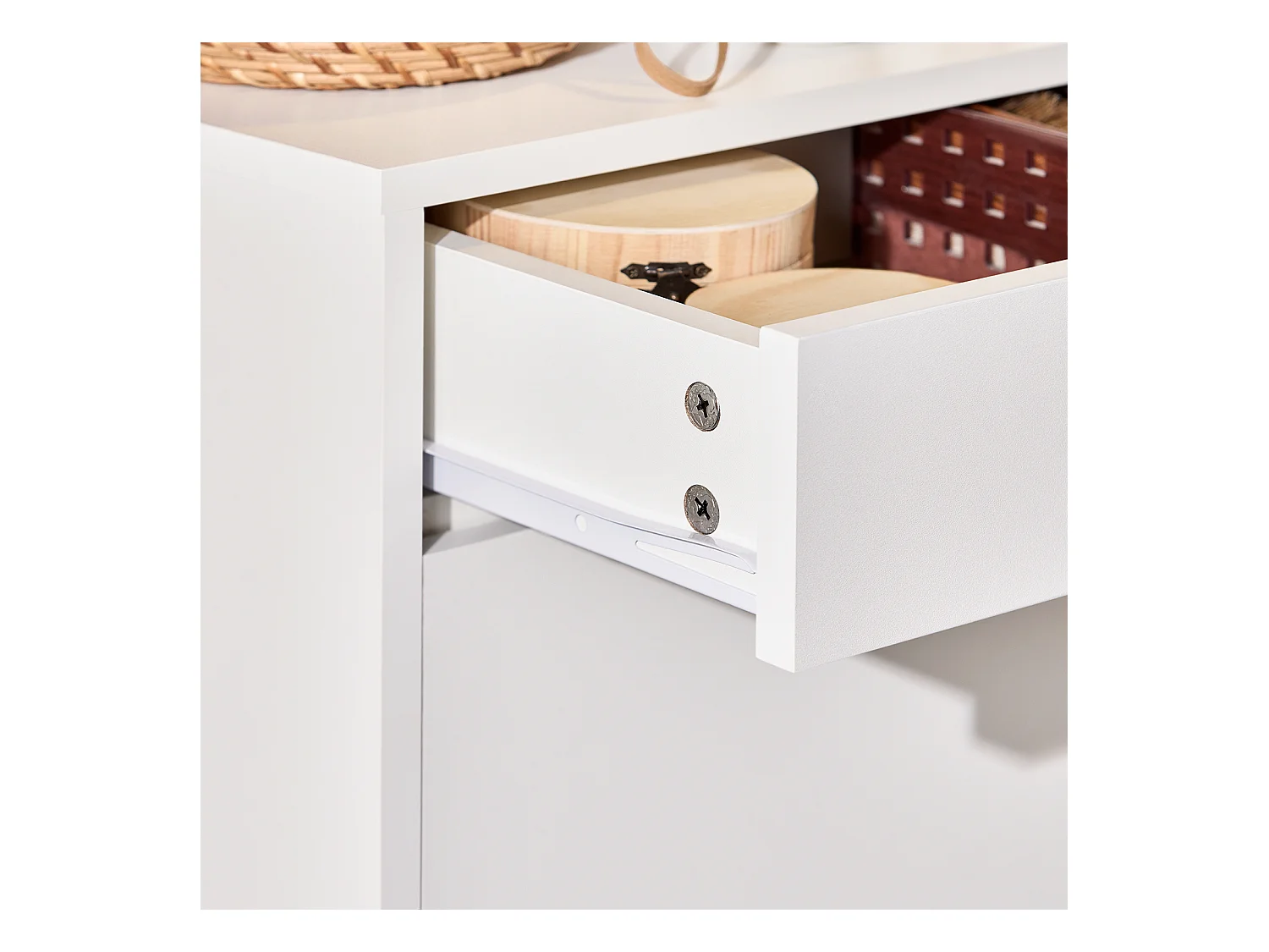SoBuy Schoenenkast, schoenenopberger, entreekast, schoenenopbergkast, schoenenladekast met 2 kleppen en 1 lade voor gang, L60xD30xH90 cm, Wit, FSR180-W