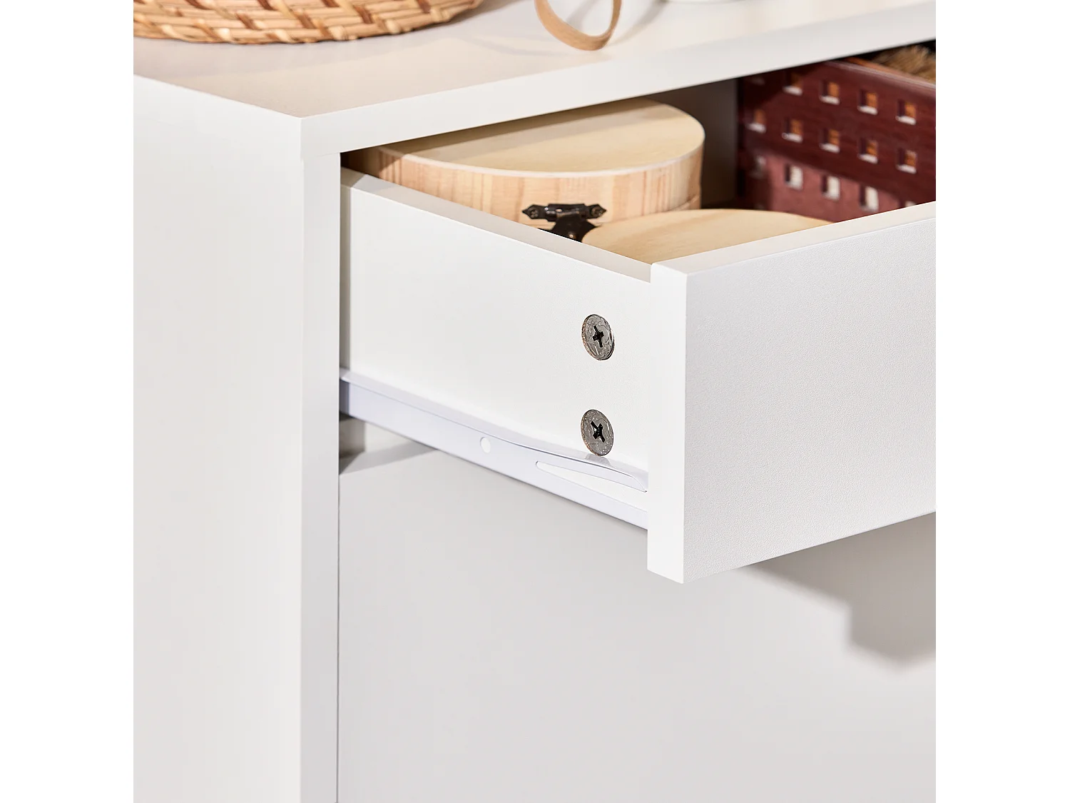 SoBuy FSR180-W Armoire Chaussure 2 Abattants