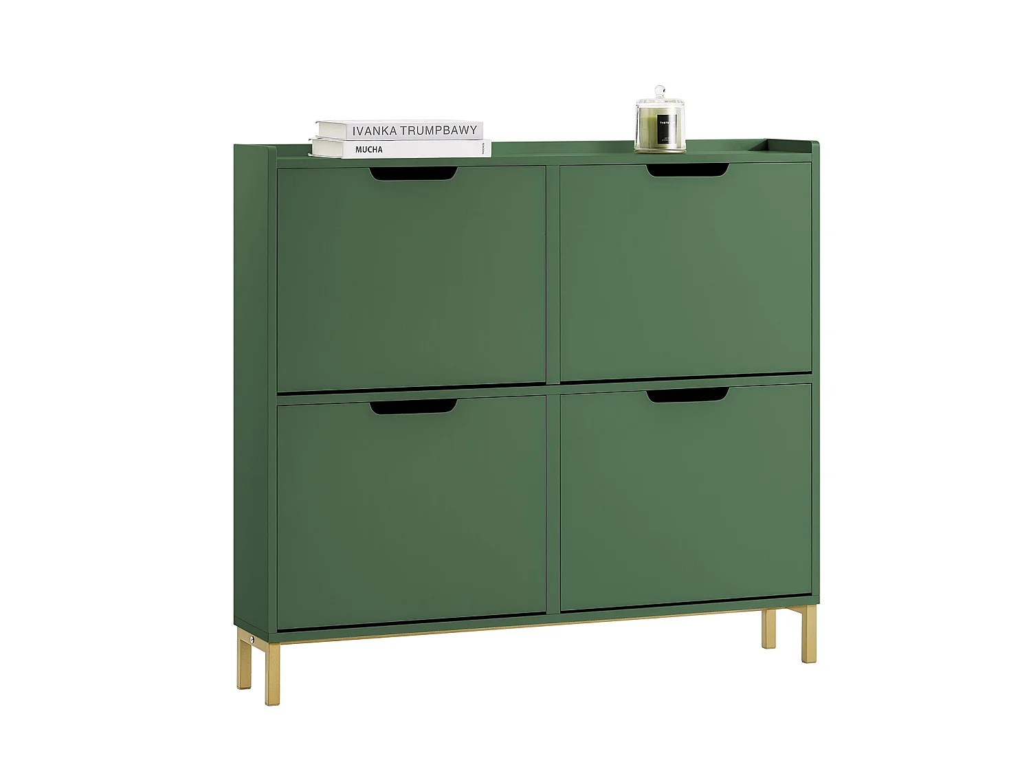 SoBuy Skoopbevaring Skuffe Blå 53x24x118cm FSR94-B