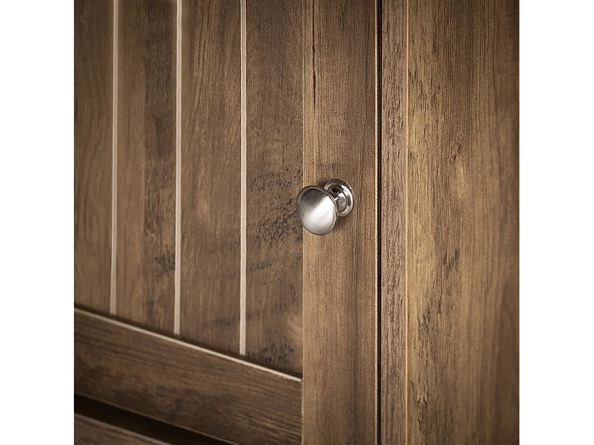 SoBuy FBT151-BR Table de Chevet, Table d'Appoint, Bout de Canapé avec 1 Porte pour Salon, Chambre, L45 x P40 x H59 cm